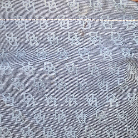 Dooney & Bourke Denim & Leather Hobo Shoulder Bag Project Purse AS-IS - Picture 6 of 10